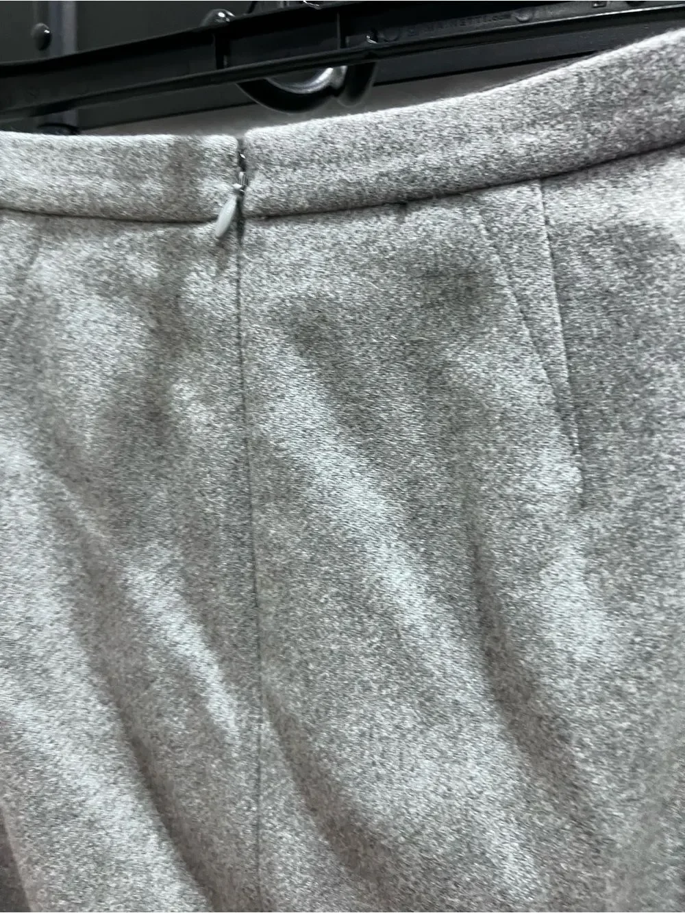 J.Crew Wool Pencil Skirt Light Grey Size 2